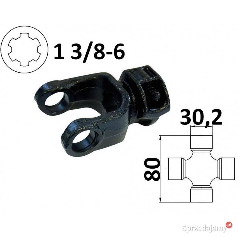 Widłak ciągnikowy 1 386 na krzyżak 302x80mm Kamionna