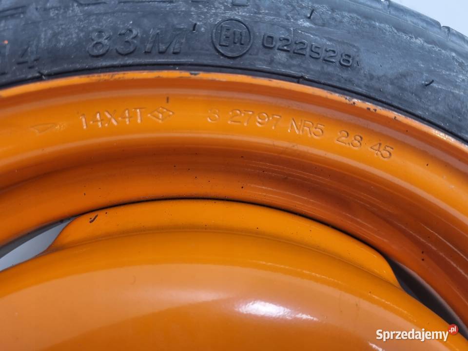 KOŁO DOJAZDOWE 10570 D14 R14 14X4T 4x100 Chełm