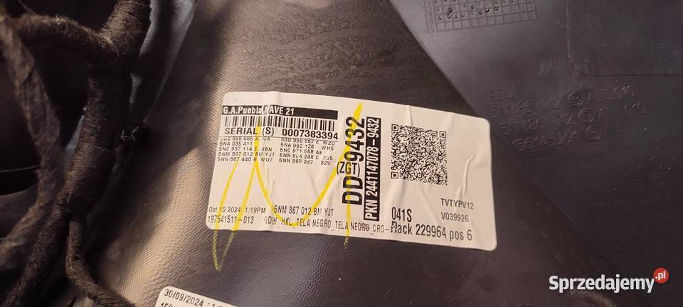 TIGUAN II ALLSPACE BOCZEK DRZWI PRAWY PRZÓD RHD osobowe sprzedam