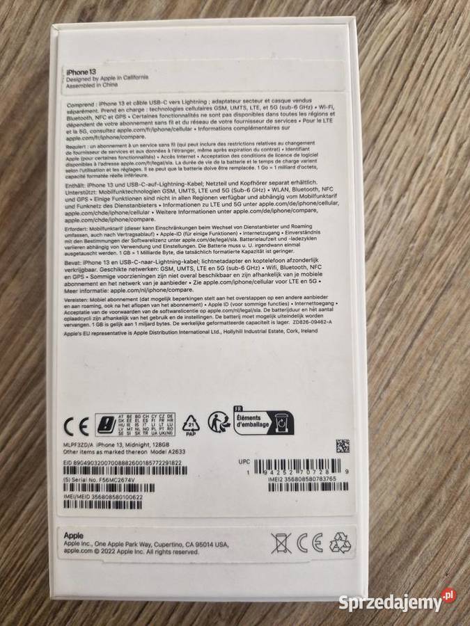 IPhone 13 128 gb lubuskie Słubice