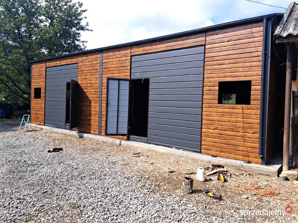 Garaż Blaszany Drewnopodobny 9x6 m Garaże kujawsko-pomorskie Toruń
