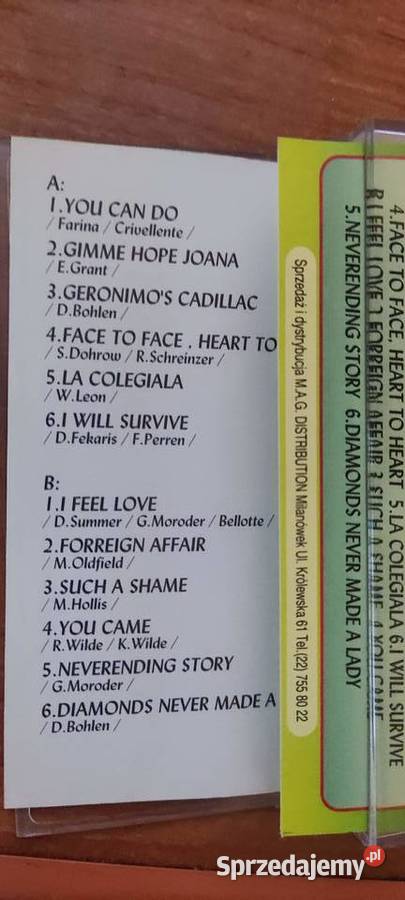 Przeboje Lat 80tych Best Of Eurodisco Gliwice sprzedam