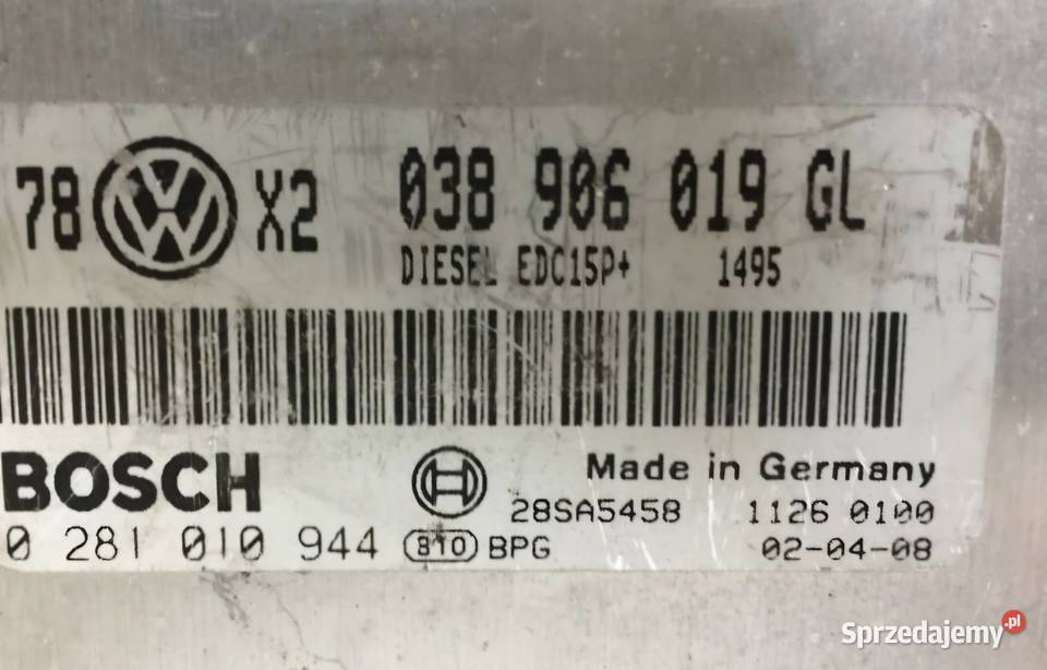 STEROWNIK SILNIKA VW PASSAT B5 FL 19 TDI AVB