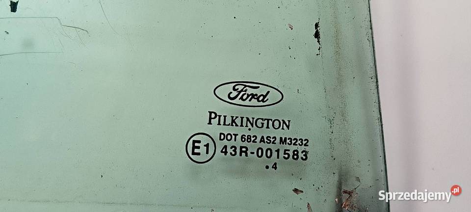 SZYBA PRAWY TYŁ FORD FIESTA Lipno
