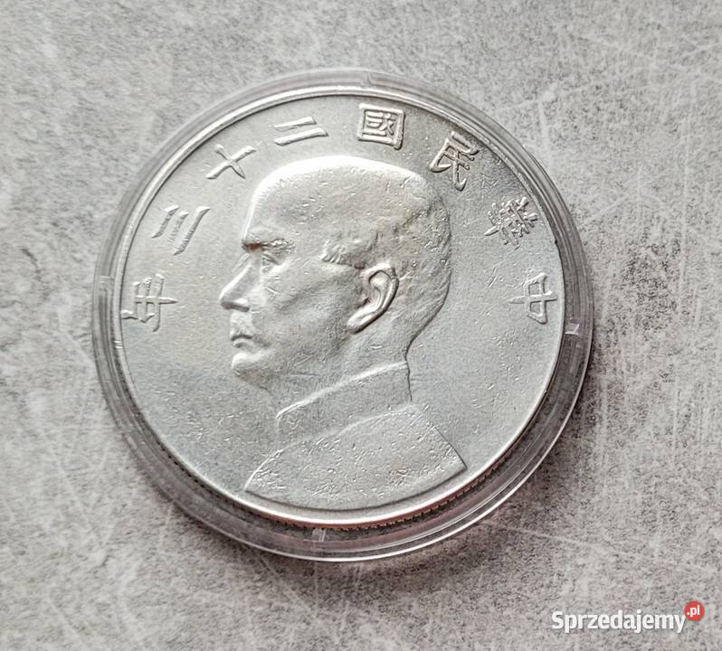 H70) CHINY srebro - 1 Yuan - 1934 r.