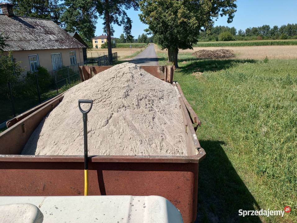 Przyczepa skorupowa jednoosiowa 85t wywrotka nieuszkodzony