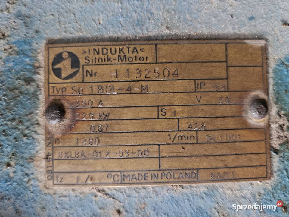 Wentylator promieniowy silnik 22 kW Wągrowiec