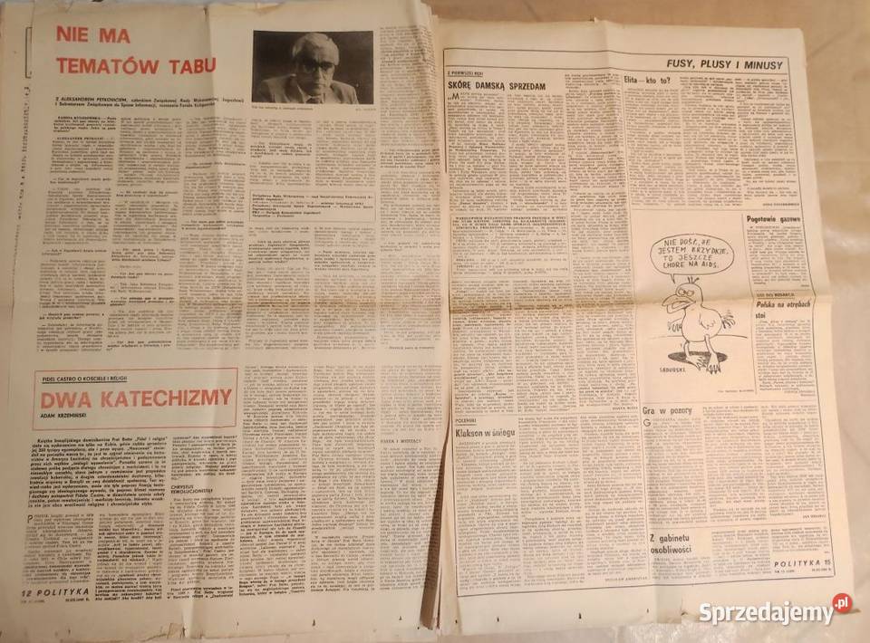 Polityka gazeta czasopismo 13 1508 marzec 1986 świętokrzyskie Kielce