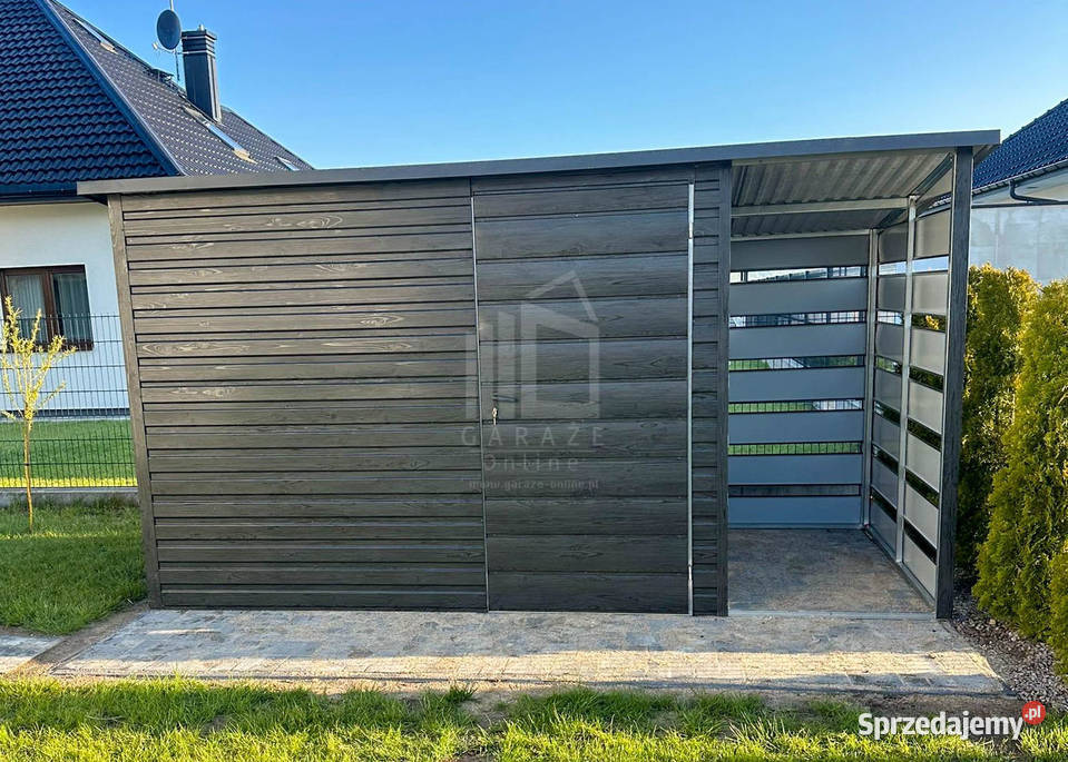 Schowek domek ogrodowy 3x2m wiata 1m drzwi dach wielkopolskie sprzedam