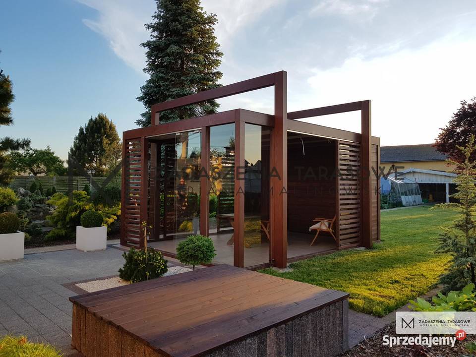 Nowoczesna altana ogrodowa Architektura ogrodowa dolnośląskie
