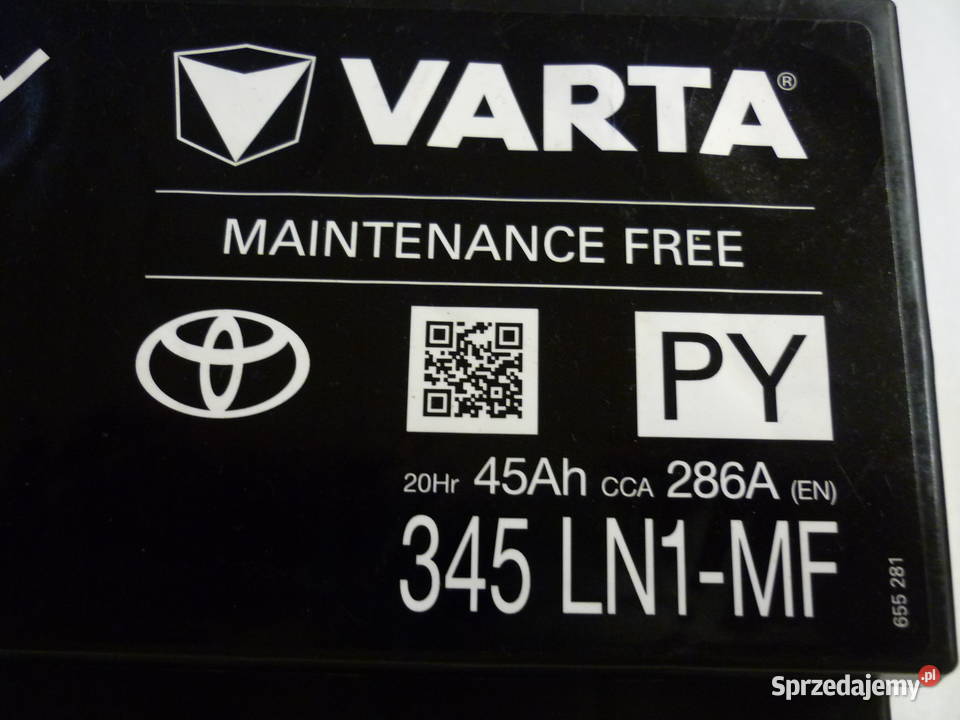 Akumulator VARTA 45ah 286A używany sprawdzony Akumulatory