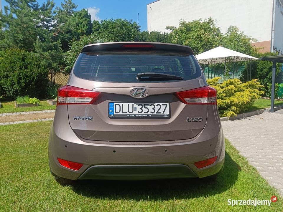 Hyundai ix20 SALON POLSKA NISKI PRZEBIEG BENZYNA nieuszkodzony Trzebnica