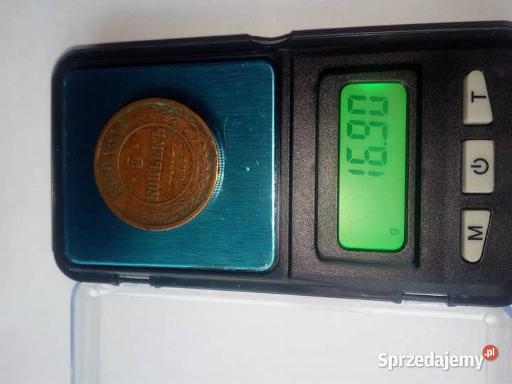 Moneta Rosja carska CCCP 5 kopiejek 1880 Krasnystaw