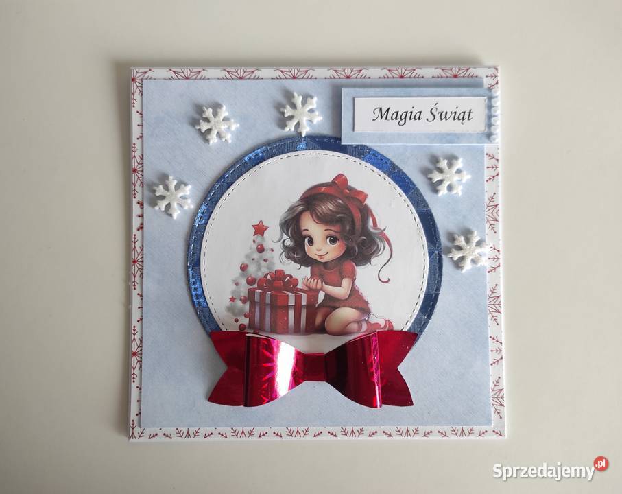 Kartka świąteczna ręcznie robione na Boże Łódź