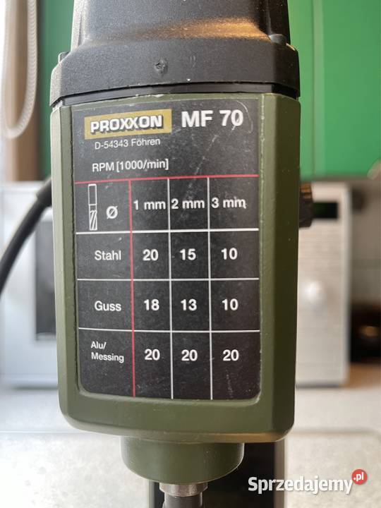 Frezarka Proxxon MF 70 Gliwice