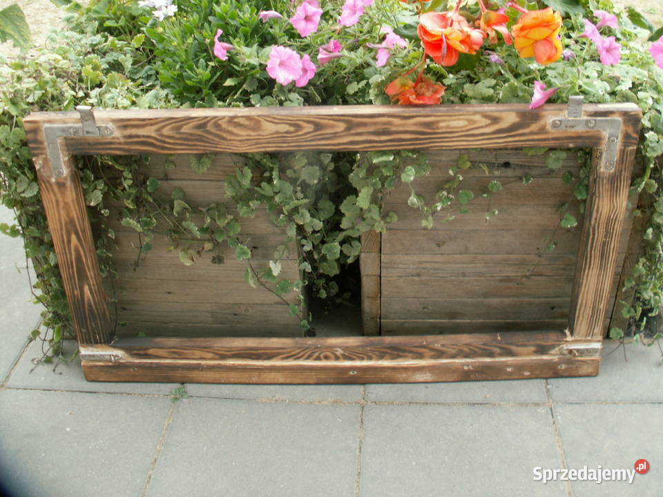 Stare okno loft lustro obraz rama okienna 47x85 Ełk