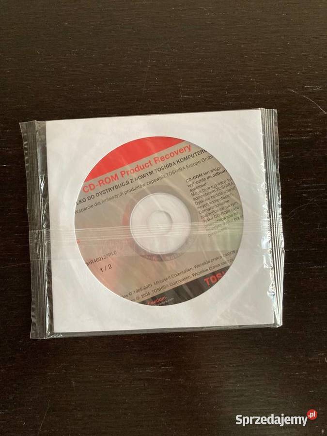 Toshiba CDROM Product Recovery Elbląg
