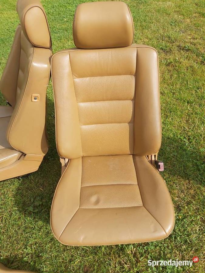 Tapicerka wnętrze skóra skórzane w124 coupe