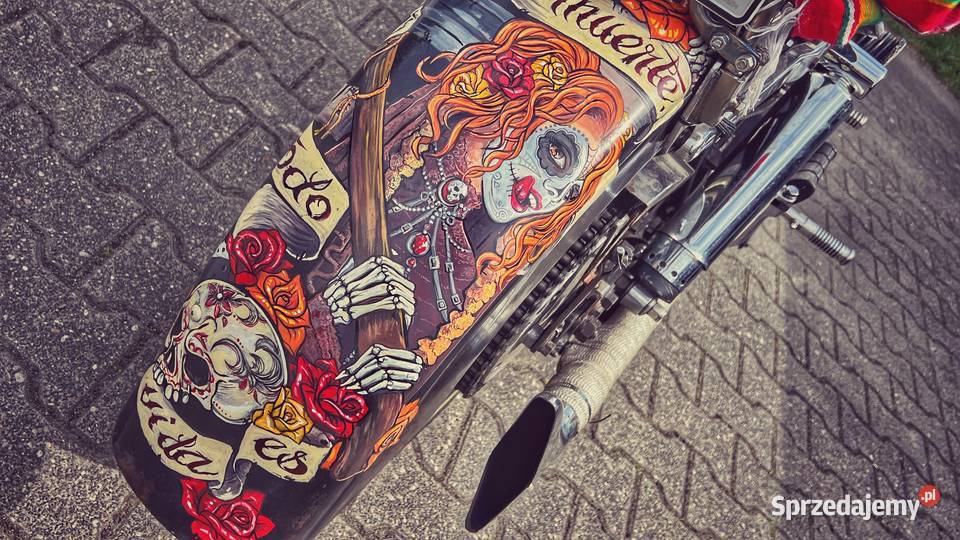 HarleyDavidson Ironhead Shovelhead CUSTOM bobber Harley-Davidson Poznań