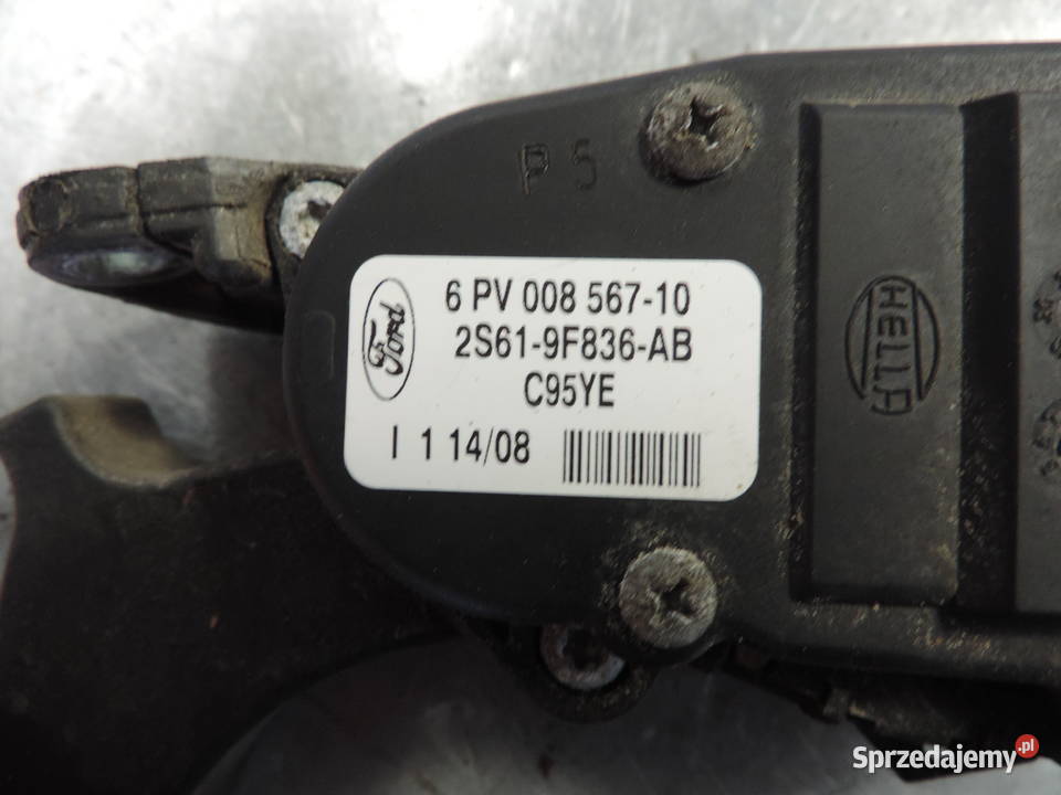 POTENCJOMETR GAZU PEDAŁ FORD FIESTA MK6 14 TDCI Nowy Sącz