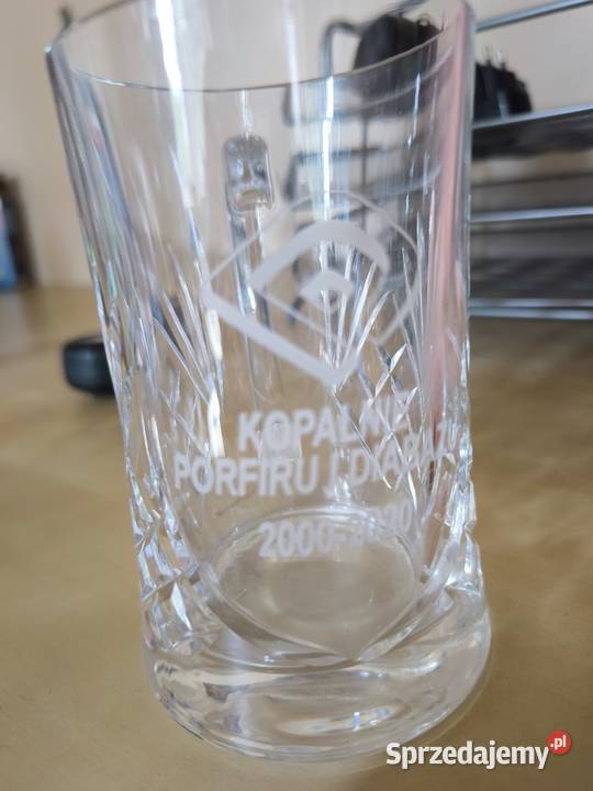 Kufel kryształowy 600ml z grawerunkiem wysokość Szklanki i kufle