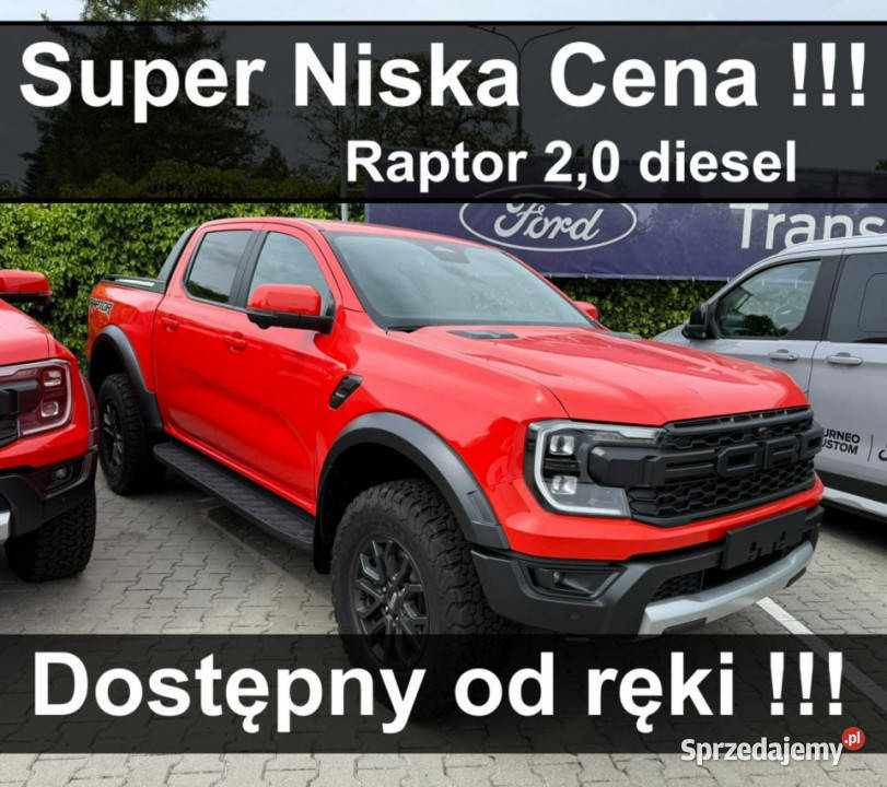 Ford Ranger Raptor Raptor 20 diesel 210 Roleta czujnik martwego pola zachodniopomorskie Szczecinek