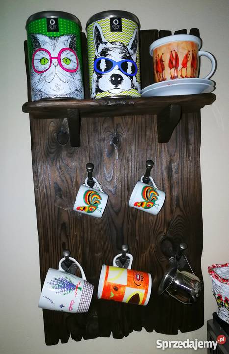 Wieszak drewniany vintage rustykalny loft świętokrzyskie sprzedam