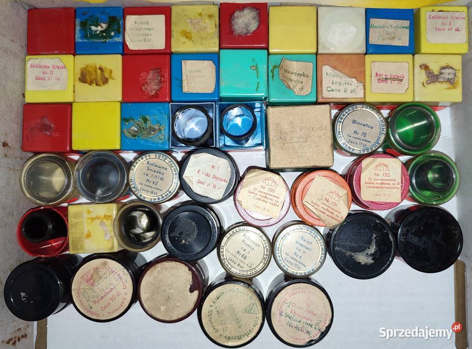 Bajki na kliszach z czasów PRL mazowieckie Warszawa sprzedam