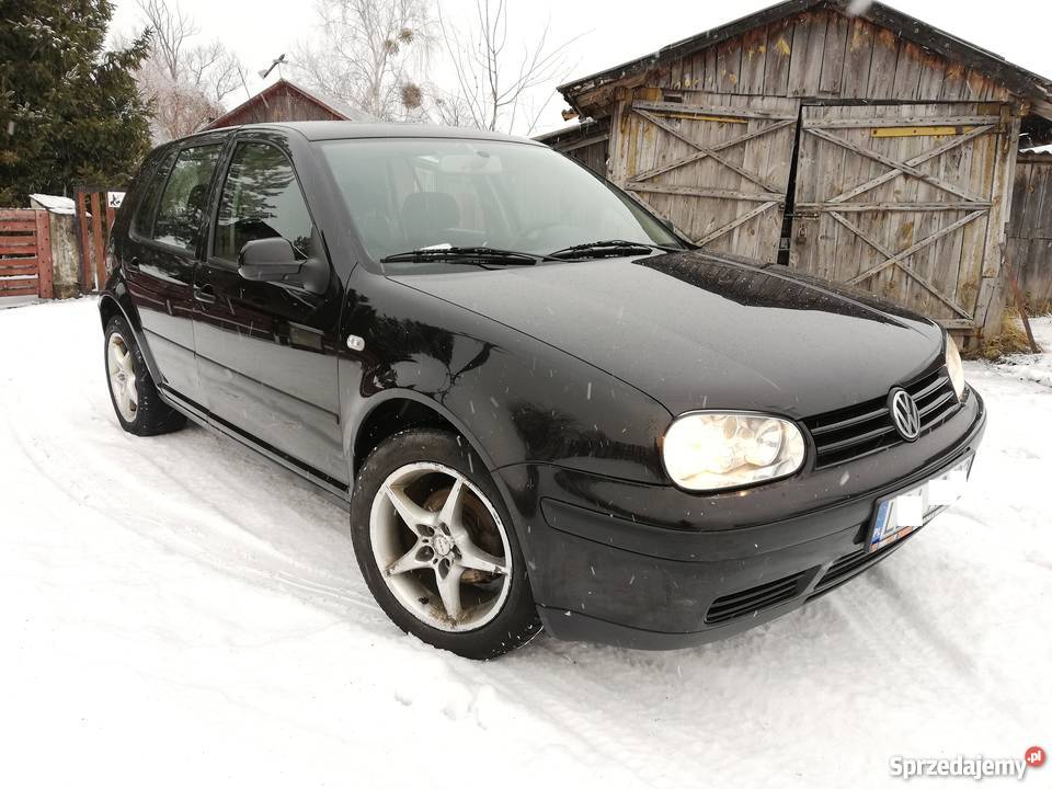 VW Golf 4 19SDI 2000r Czarny Bezwypadkowy lubelskie Dubeczno