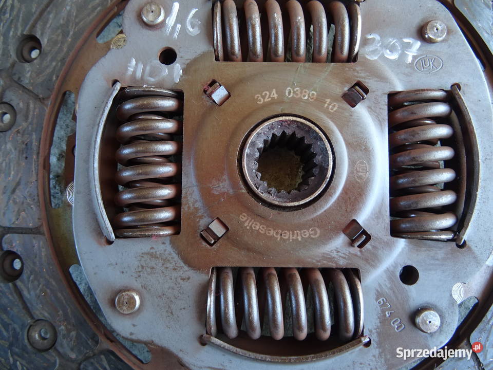 Peugeot 307 16 HDI sprzęgło sztywne koło łódzkie Wieluń