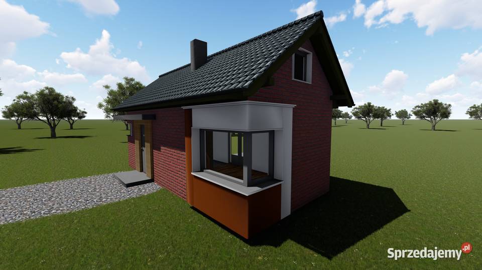 Projekt domu ZG75 na zgłoszenie 5m na ROD śląskie sprzedam