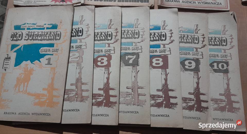 Stare książeczki PRL Old Surehand i inne Karol Dąbrowa Górnicza