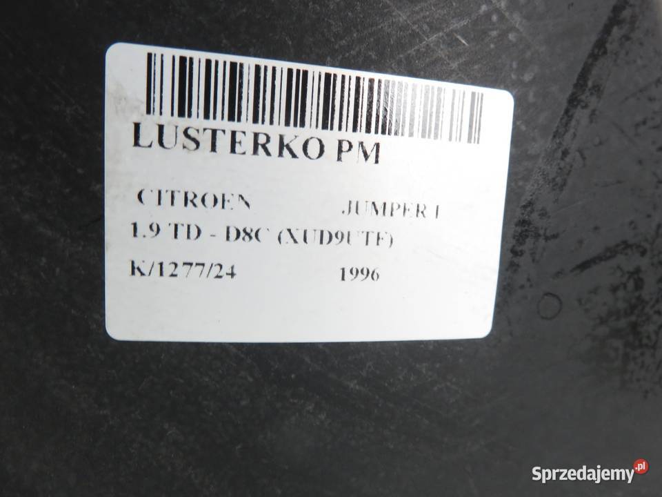 LUSTERKO LEWE CITROEN JUMPER I