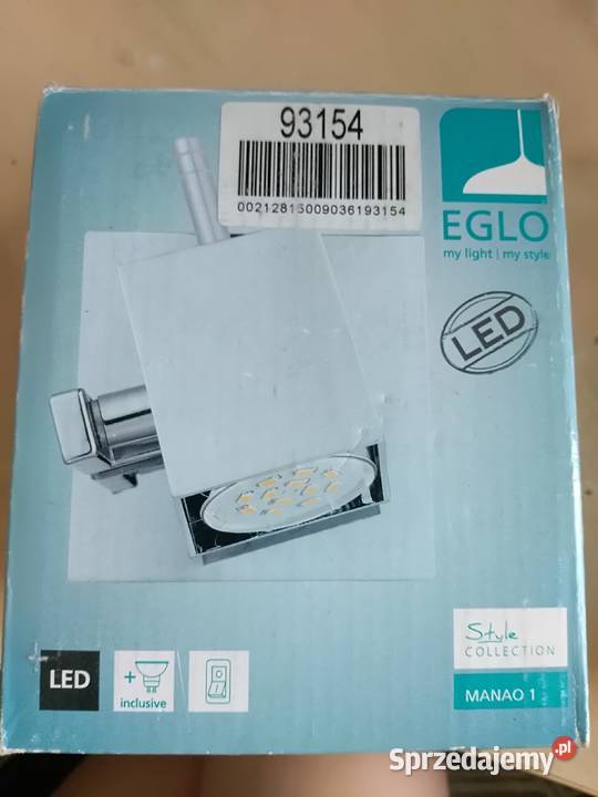 Eglo kinkiet reflektor nowy Manao 1 Oświetlenie