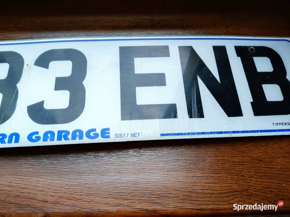 Tablica rejestracyjna GB Głuchołazy