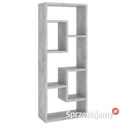 vidaXL Półka ścienna szarość betonu 36x16x90 mazowieckie Warszawa