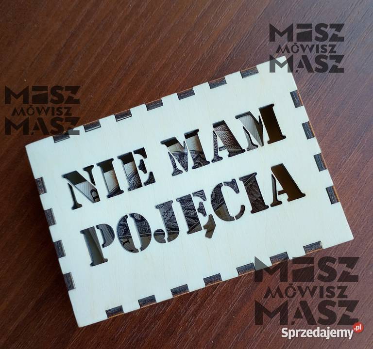 Pudełko na pieniądze kasę hajs Mikołaja urodziny wielkopolskie Racot