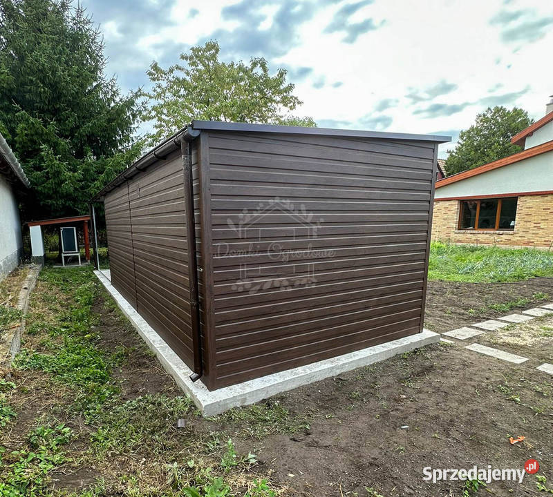 Schowek domek ogrodowy 6x3m wiata 3m otwór na Olsztyn