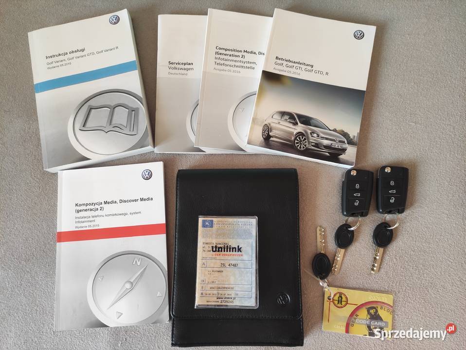 VW GOLF 7 16TDI 2016 r