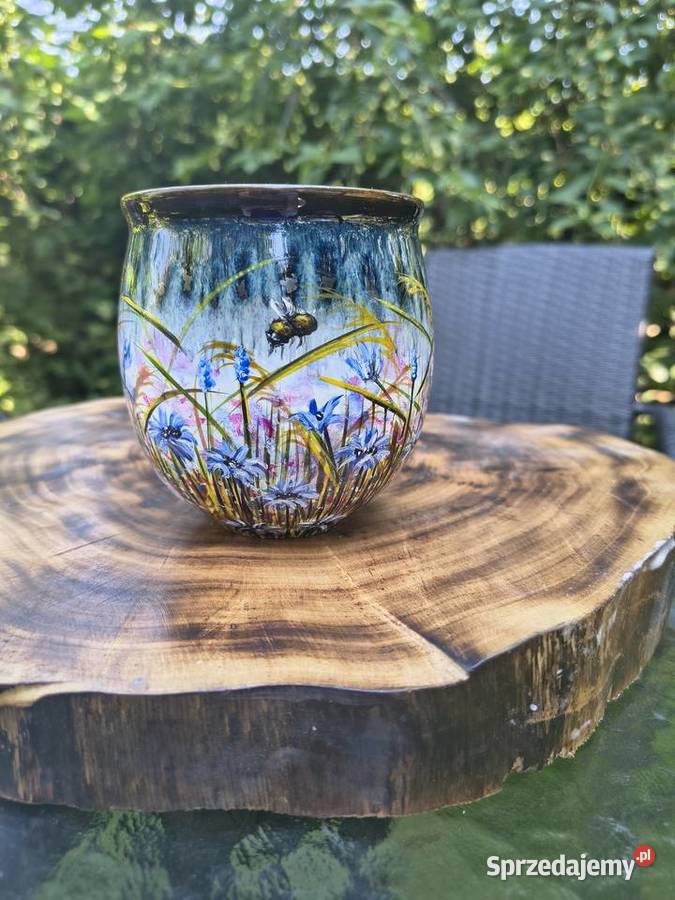 Kubek porcelanowy ręcznie malowany prezent