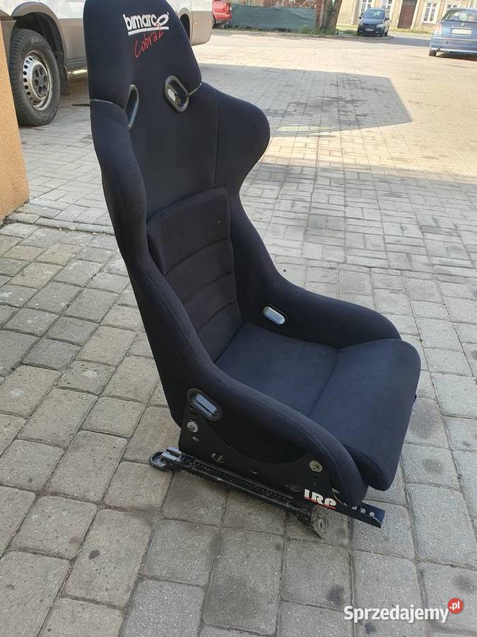 Fotel Bimarco Cobra II czarny kubełek