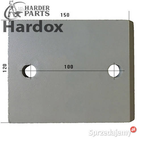 Nakładka płozy HARDOX 90060349S części do pługa Suwałki