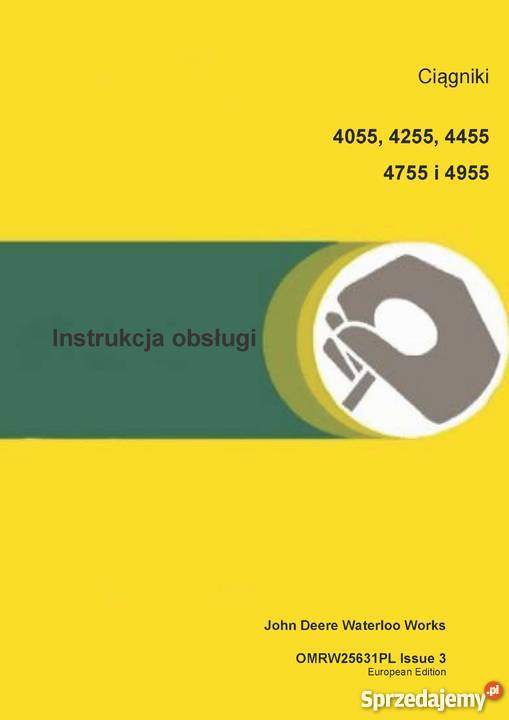Instrukcja obsługi John Deere 4055 4255 4455