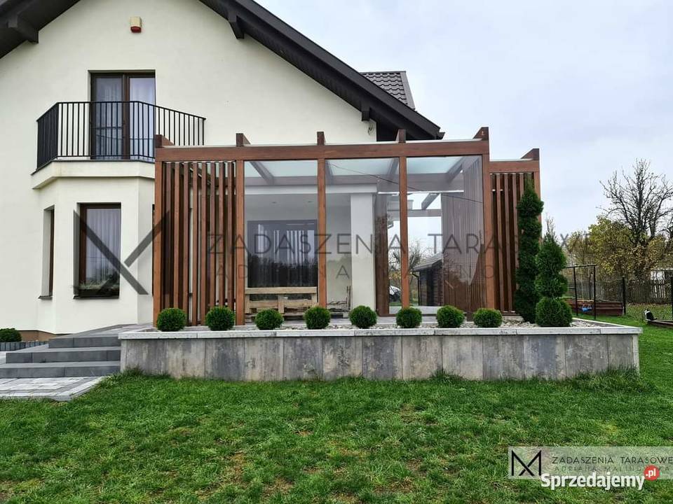 Zadaszenia tarasowe Nowoczesna altana Szklany Architektura ogrodowa Ogród