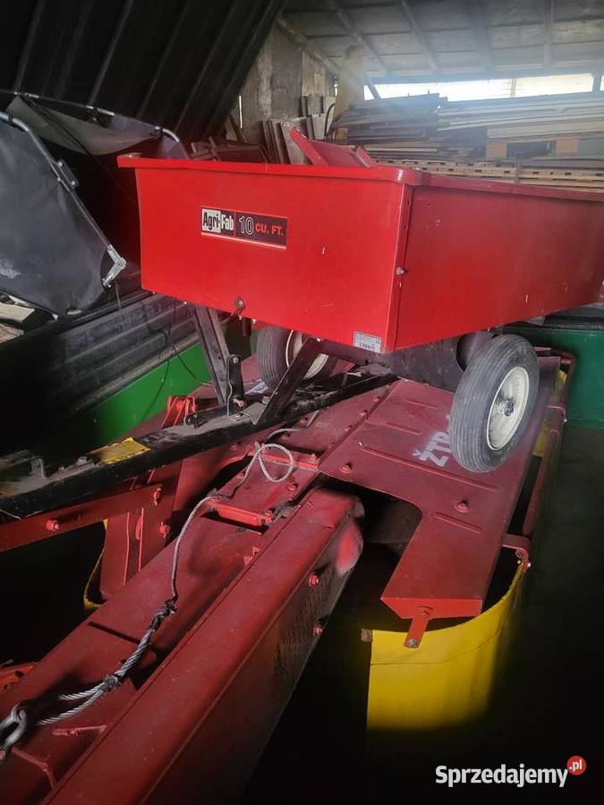 Pług zamiatarką przyczepka do kosiarki quada Zamiatarki Jaworzno