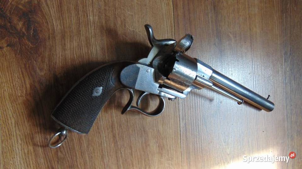 Wyjątkowy duży rewolwer Lefaucheux M 1854 Cieszyn