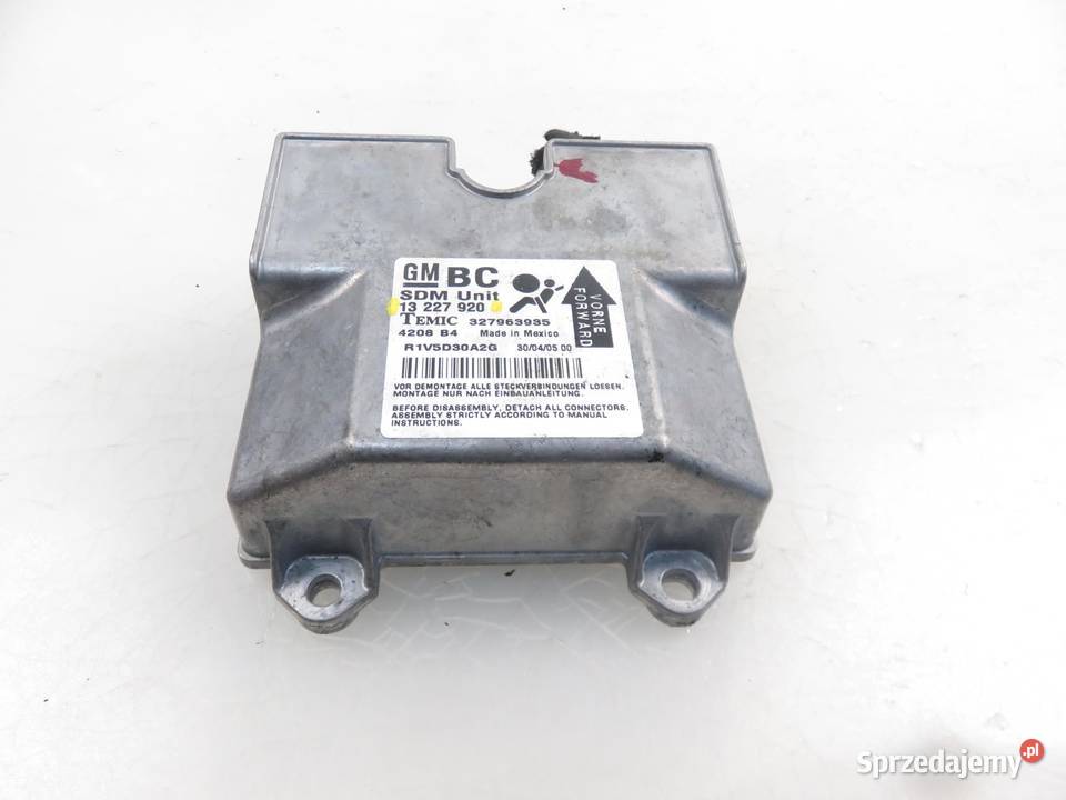 MODUŁ AIRBAG OPEL ASTRA III H 13227920 osobowe