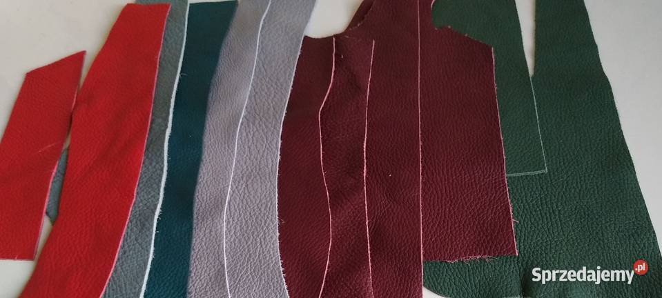 Skóra 313 g Licowa Włoska średnie i małe kawałki Gdańsk