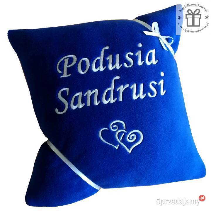Poduszka z imieniem dziecka HAFT prezent Toruń