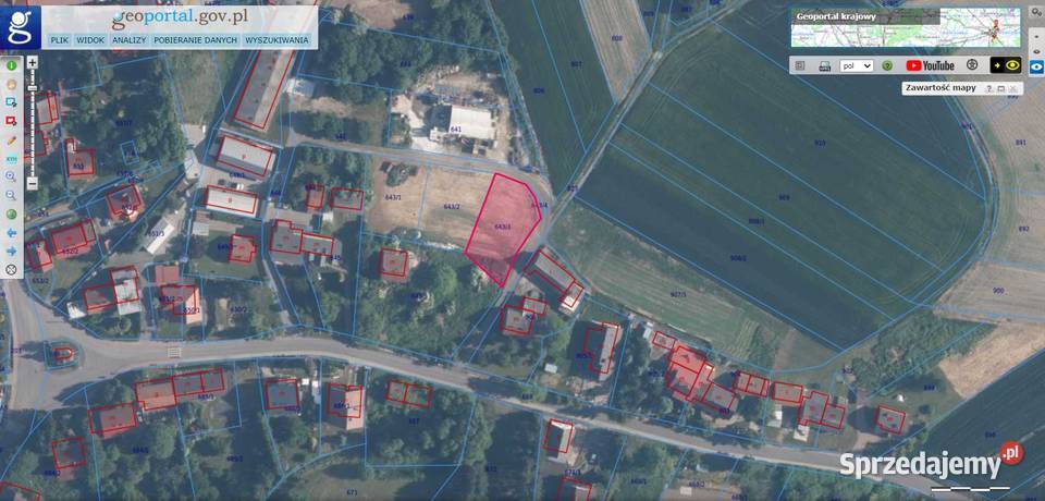 Działka budowlana uzbrojona Wołowice 7 ar 700 m2